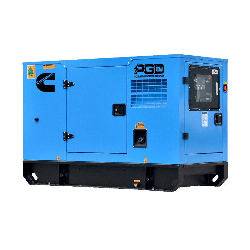 15KW Cummins Diesel Generator Water Cooled Silent 120V / 240V 1 Phase