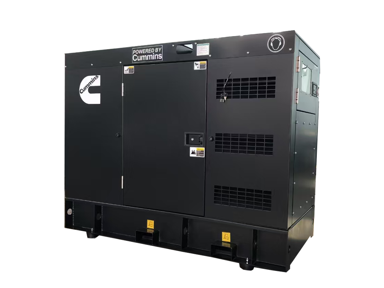 50KW Cummins Diesel Generator Water Cooled Silent 120V / 240V 1 Phase