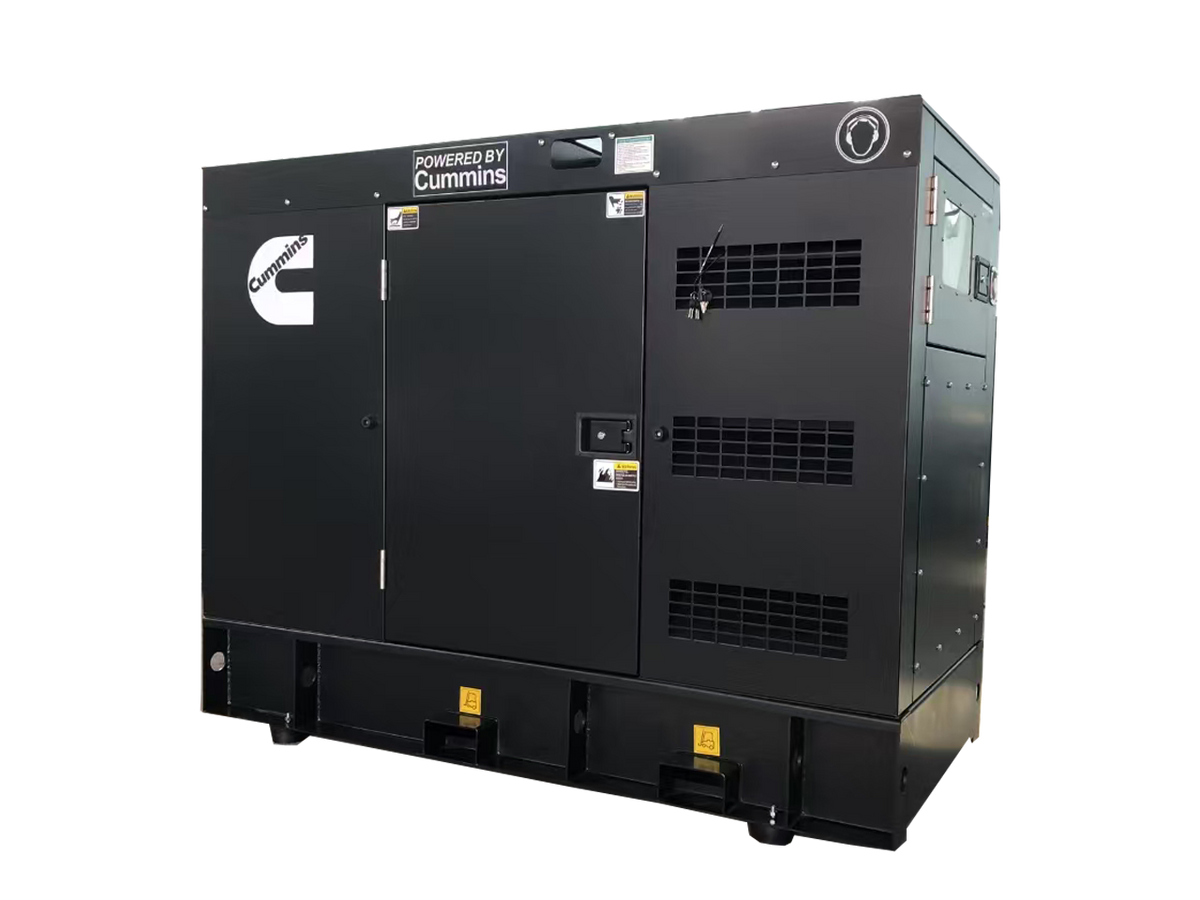 50KW Cummins Diesel Generator Water Cooled Silent 120V / 240V 1 Phase